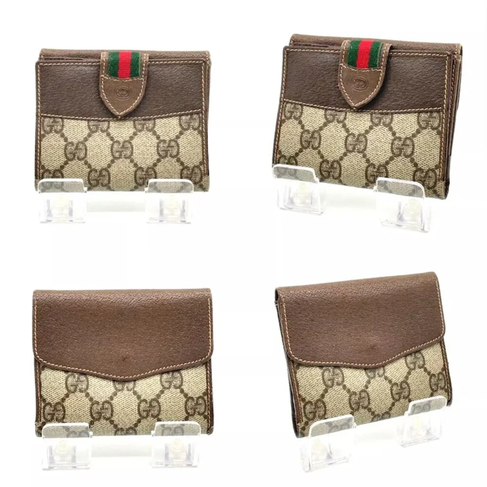 GUCCI GG SHERRY LINE BI-FOLD & LONG WALLET SET (2) β WITH BOX - Picture 6 of 11